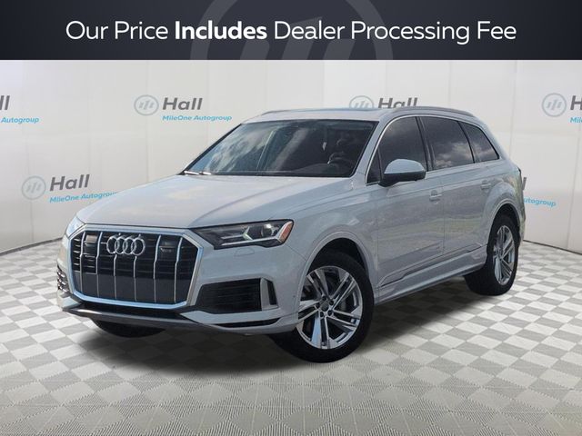 Glacier White 2020 Audi Q7 SUV / Crossover All-Wheel Drive 8-Speed Automatic