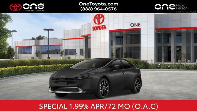 Black 2026 Toyota Prius Plug-In Hybrid XSE FWD Hatchback Front-Wheel Drive Continuously Variable Transmission