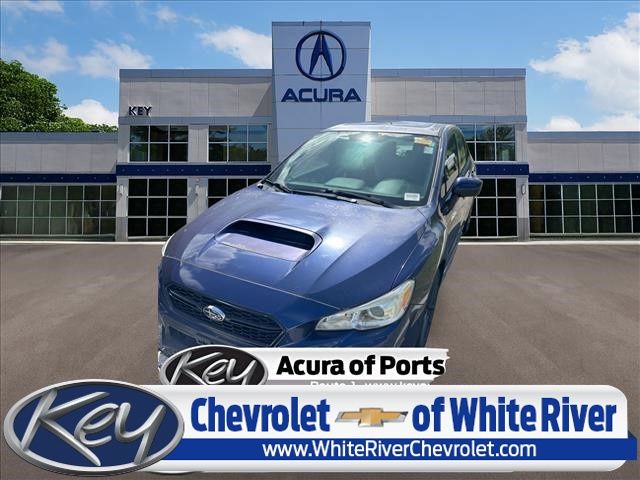 Lapis Blue Pearl 2018 Subaru WRX Premium Sedan All-Wheel Drive 6-Speed Manual