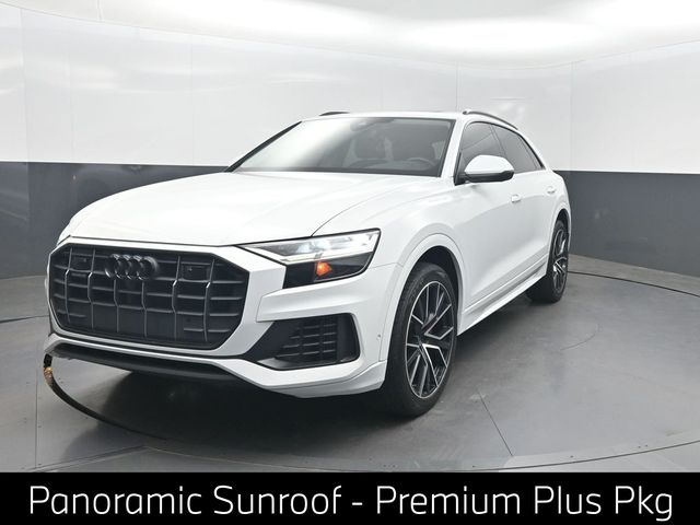 Glacier White 2022 Audi Q8 quattro Premium Plus 55 TFSI SUV / Crossover All-Wheel Drive 8-Speed Automatic