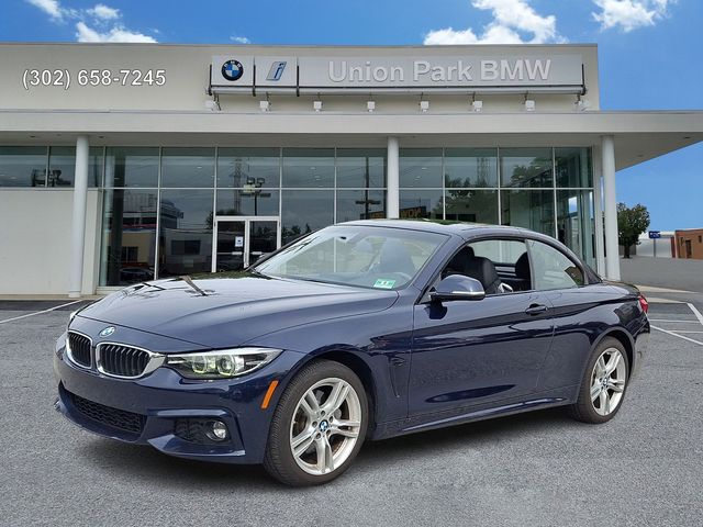 Tanzanite Blue Metallic 2019 BMW 4 Series Convertible All-Wheel Drive 8-Speed Automatic