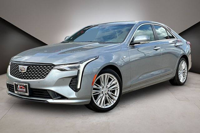 Argent Silver Metallic 2023 Cadillac CT4 Premium Luxury AWD Sedan All-Wheel Drive 8-Speed Automatic