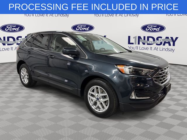 Blue Metallic 2022 Ford Edge SEL AWD SUV / Crossover All-Wheel Drive 8-Speed Automatic