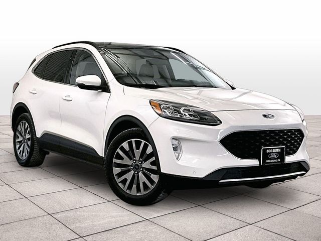 2020 Ford Escape Titanium White at Phil Fitts Ford