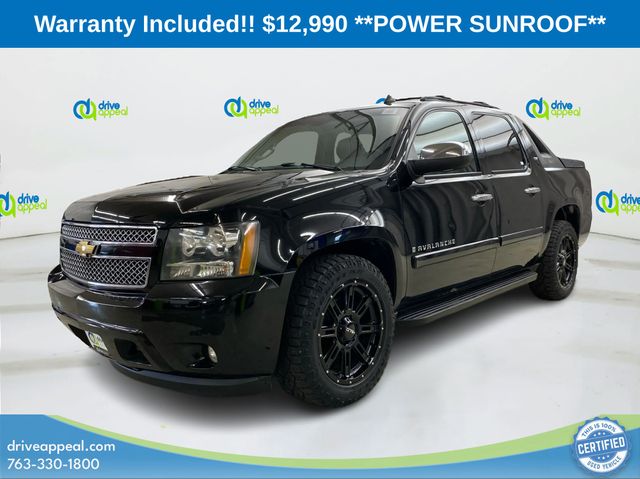 Black 2008 Chevrolet Avalanche Pickup Truck 4-Speed Automatic Overdrive