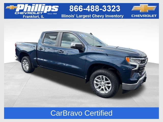 Northsky Blue Metallic 2023 Chevrolet Silverado 1500 Pickup Truck Four-Wheel Drive 8-Speed Automatic