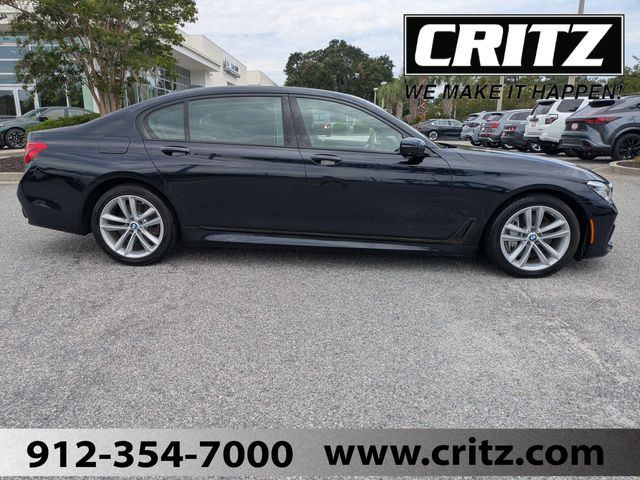 Imperial Blue Metallic 2017 BMW 7 Series Sedan All-Wheel Drive 8-Speed Automatic
