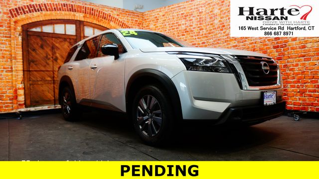 Brilliant Silver Metallic 2024 Nissan Pathfinder S 4WD SUV / Crossover All-Wheel Drive 9-Speed Automatic