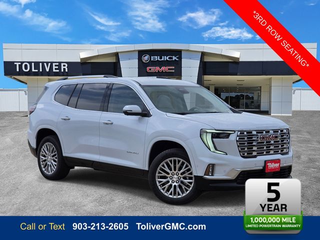 Glacier White Tricoat 2026 GMC Acadia SUV / Crossover Four-Wheel Drive 8-Speed Automatic