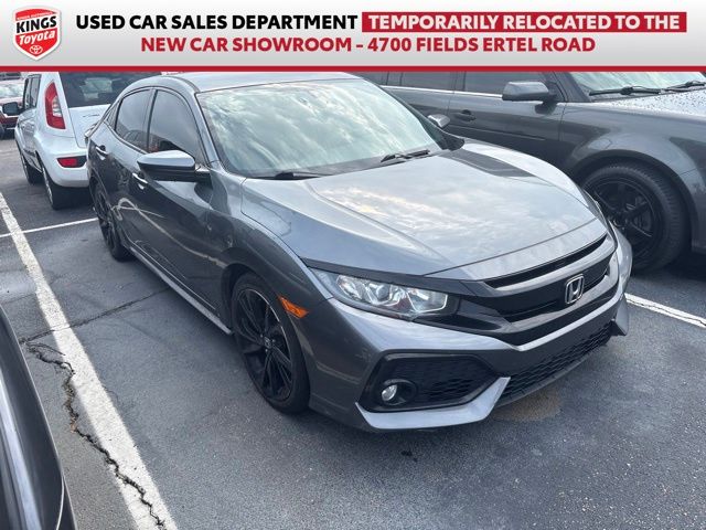 Gray (Modern Steel Metallic) 2018 Honda Civic Hatchback Hatchback Front-Wheel Drive Continuously Variable Transmission