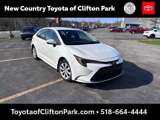 Ice Cap 2023 Toyota Corolla LE FWD Sedan Front-Wheel Drive Continuously Variable Transmission