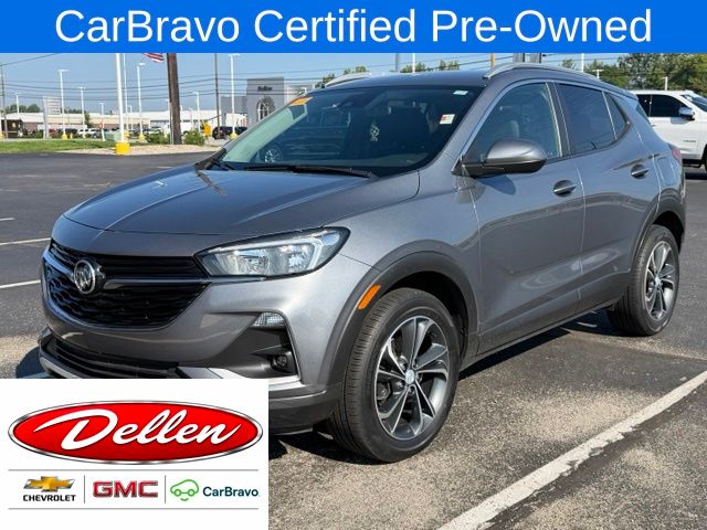 Satin Steel Gray Metallic 2022 Buick Encore GX SUV / Crossover Front-Wheel Drive Continuously Variable Transmission