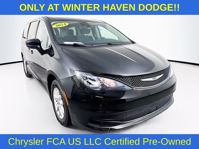 Diamond Black 2024 Chrysler Voyager Minivan Front-Wheel Drive 9-Speed Automatic