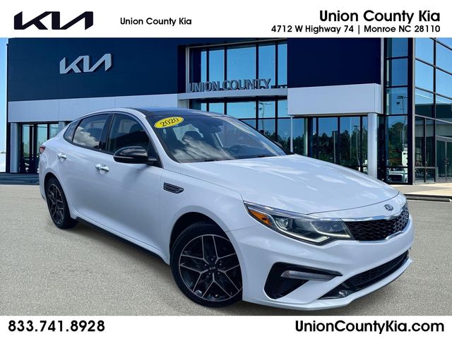 Snow White Pearl 2020 Kia Optima Sedan 6-Speed Automatic
