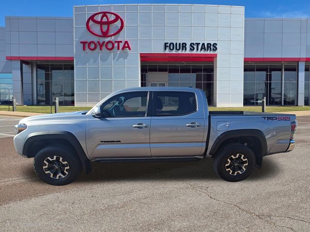 Silver Sky Metallic 2021 Toyota Tacoma TRD Off Road Double Cab 4WD Pickup Truck Four-Wheel Drive 6-Speed Automatic