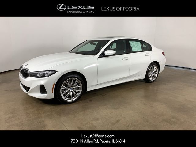 Alpine White 2023 BMW 3 Series Sedan All-Wheel Drive 8-Speed Automatic