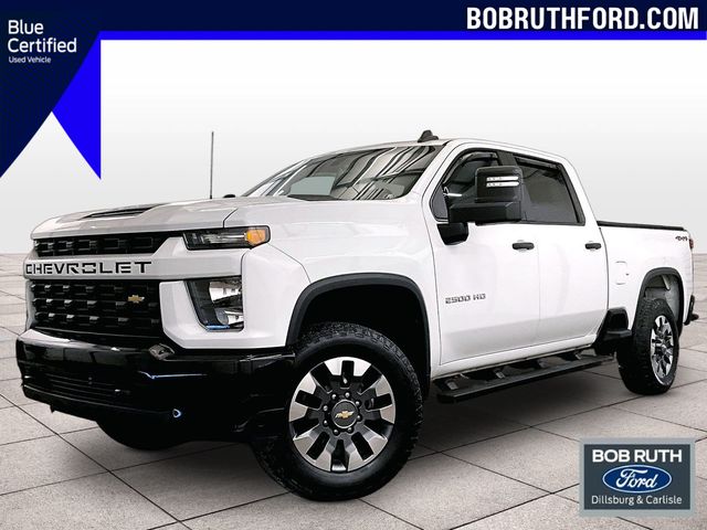 2021 Chevrolet Silverado 2500HD Custom White at Grove City Ford
