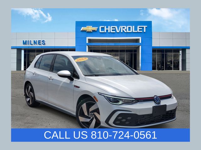 Opal White Pearl 2024 Volkswagen Golf GTI S FWD Hatchback Front-Wheel Drive 7-Speed Dual Clutch