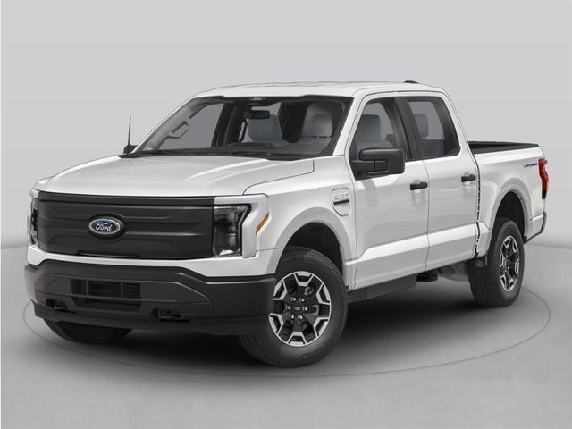 Space White Metallic 2025 Ford F-150 Lightning XLT SuperCrew AWD Pickup Truck All-Wheel Drive Automatic