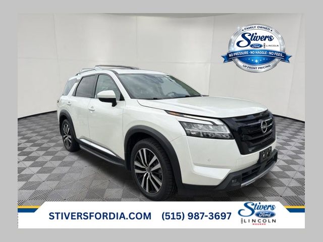 Pearl White Tricoat 2023 Nissan Pathfinder SUV / Crossover All-Wheel Drive 9-Speed Automatic