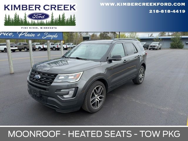 Gray (Magnetic Metallic) 2017 Ford Explorer Sport AWD SUV / Crossover All-Wheel Drive 6-Speed Automatic