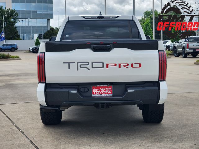 2024 Toyota Tundra Hybrid TRD Pro White at Gullo Toyota