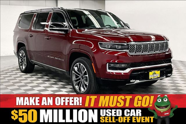 Velvet Red Pearlcoat 2025 Jeep Grand Wagoneer L SUV / Crossover Four-Wheel Drive 8-Speed Automatic