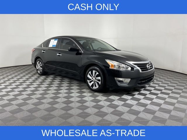 2015 Super Black Clearcoat Nissan Altima 2.5 S Sedan