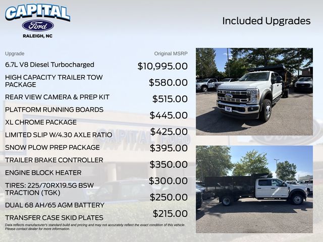 New 2026 White Ford 12FT DUMP/CURBSIDE DOOR image 3
