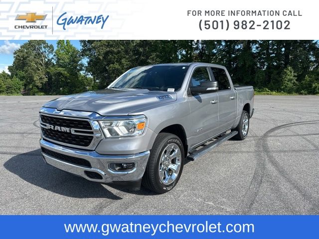 Billet Silver Metallic Clearcoat 2022 RAM 1500 Pickup Truck 4X2 8-Speed Automatic