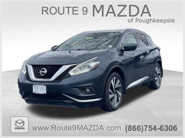 Arctic Blue Metallic 2018 Nissan Murano Platinum AWD SUV / Crossover All-Wheel Drive Continuously Variable Transmission