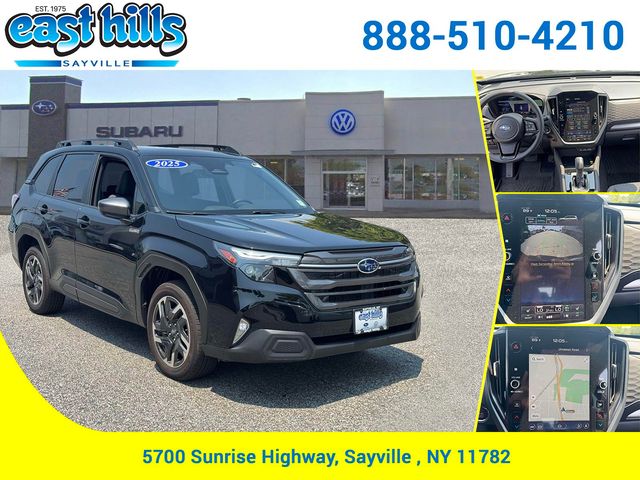 Crystal Black Silica 2025 Subaru Forester Hybrid SUV / Crossover All-Wheel Drive Continuously Variable Transmission