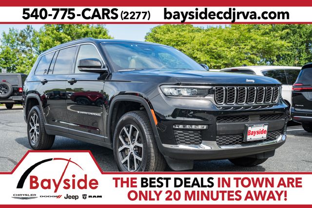 Diamond Black Crystal Pearlcoat 2024 Jeep Grand Cherokee L SUV / Crossover Four-Wheel Drive 8-Speed Automatic