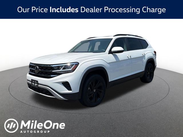 Pure White 2023 Volkswagen Atlas SUV / Crossover All-Wheel Drive 8-Speed Automatic