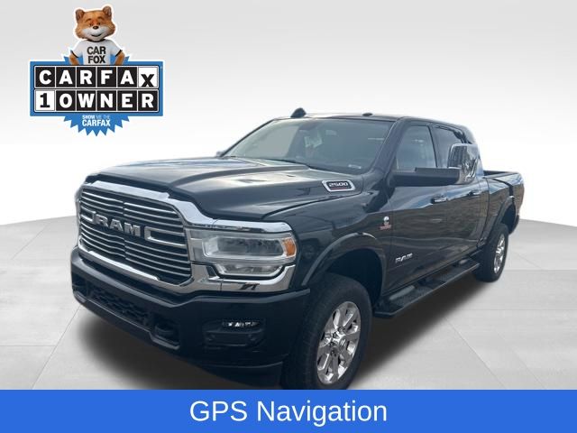 Diamond Black Crystal Pearlcoat 2022 RAM 2500 Laramie Mega Cab 4WD Pickup Truck Four-Wheel Drive 6-Speed Automatic