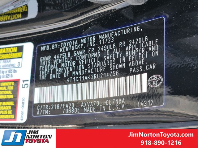 Used 2024 Toyota Camry Sedan
