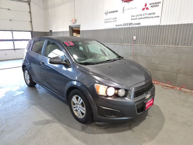 Cyber Gray Metallic 2013 Chevrolet Sonic Hatchback Front-Wheel Drive 6-Speed Automatic