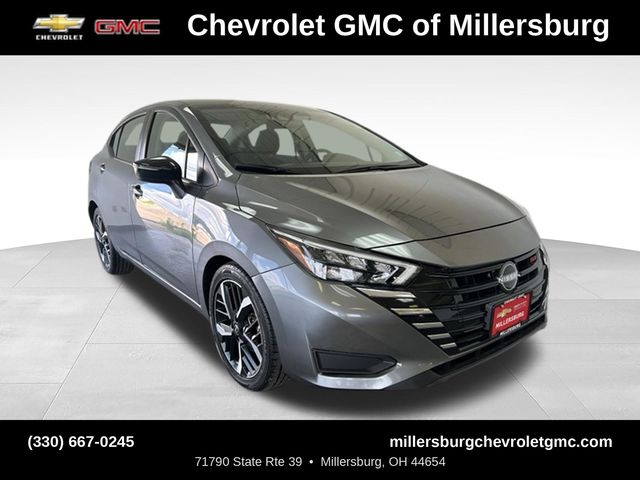 Gray (Gun Metallic) 2024 Nissan Versa Sedan Front-Wheel Drive Continuously Variable Transmission