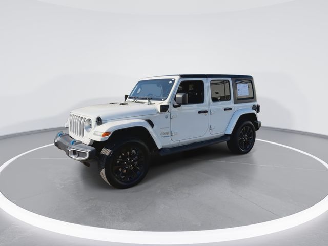 Used 2022 White Jeep Unlimited Sahara 4xe image 4