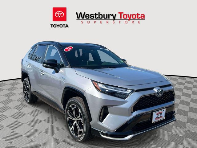 Silver Sky Metallic 2024 Toyota RAV4 Prime SUV / Crossover All-Wheel Drive Continuously Variable Transmission