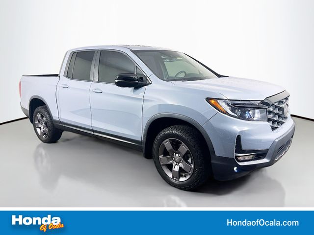 Sonic Gray Pearl 2024 Honda Ridgeline Pickup Truck All-Wheel Drive 9-Speed Automatic