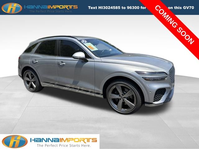 Savile Silver 2022 Genesis GV70 SUV / Crossover All-Wheel Drive 8-Speed Automatic