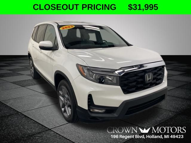 Platinum White Pearl 2023 Honda Passport EX-L AWD SUV / Crossover All-Wheel Drive 9-Speed Automatic
