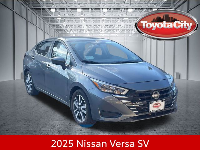 Gray (Gun Metallic) 2025 Nissan Versa Sedan Front-Wheel Drive Continuously Variable Transmission