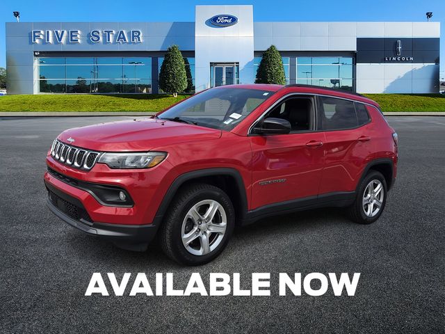 Certified Used 2023 Red Jeep Latitude image 3