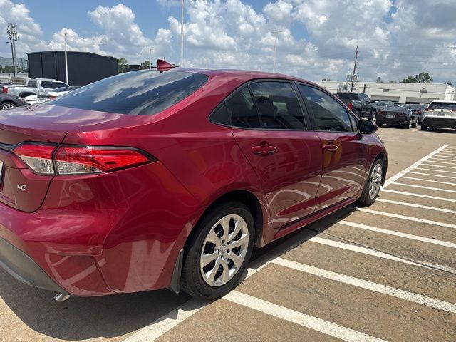2023 Toyota Corolla LE Red at Emmons Autoplex