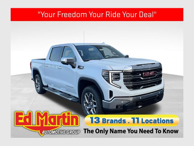 Glacier White 2026 GMC Sierra 1500 Pickup Truck Four-Wheel Drive Automatic