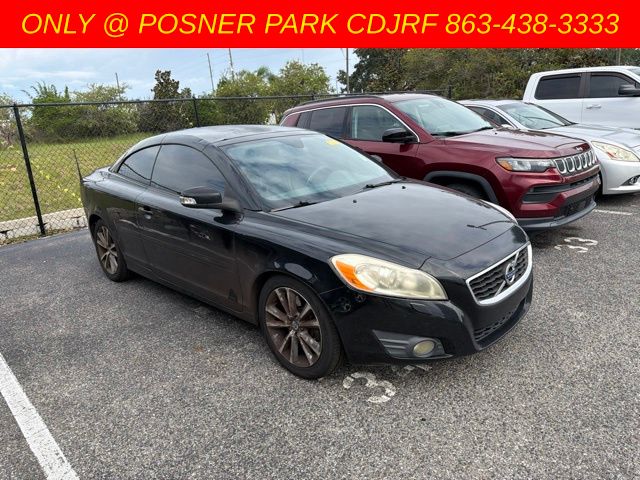 Black 2012 Volvo C70 Convertible Front-Wheel Drive 5-Speed Automatic