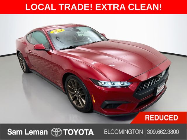 Red Metallic 2024 Ford Mustang Coupe Rear-Wheel Drive Automatic