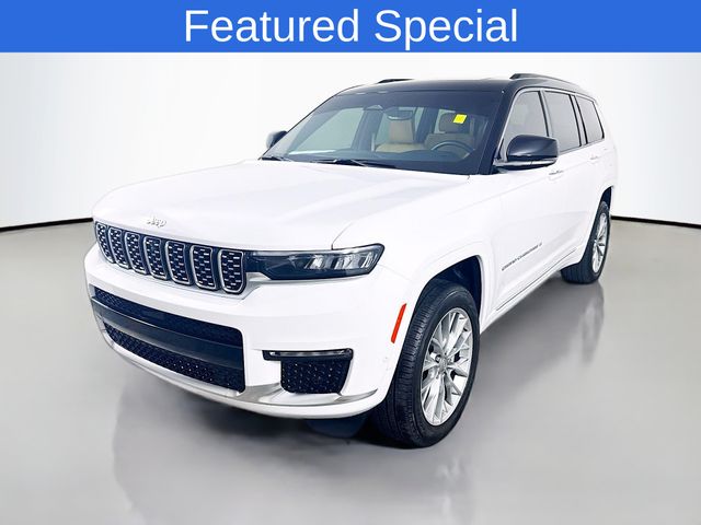 Bright White Clearcoat 2025 Jeep Grand Cherokee L Summit 4WD SUV / Crossover Four-Wheel Drive 8-Speed Automatic
